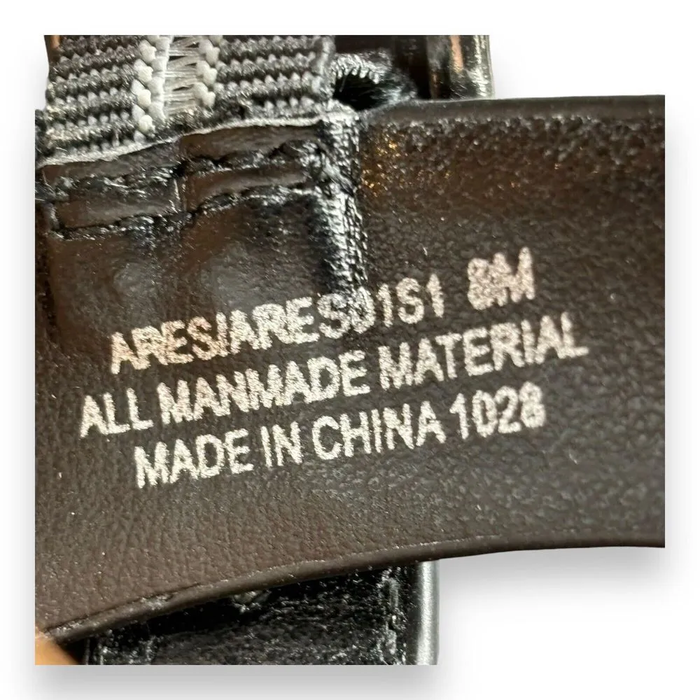 Steve Madden Ares Slingback Wedge Sandal Black Women Size 8 - Image 8