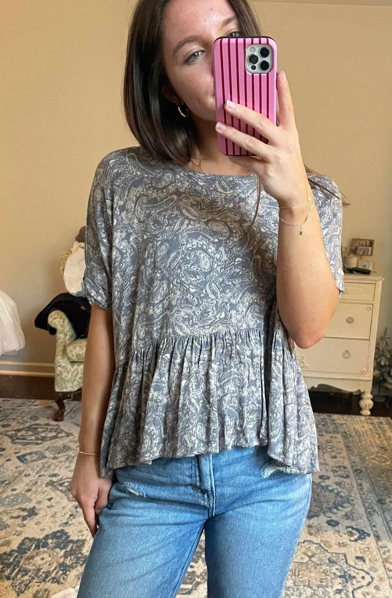 Boutique Top Gray - Image 2