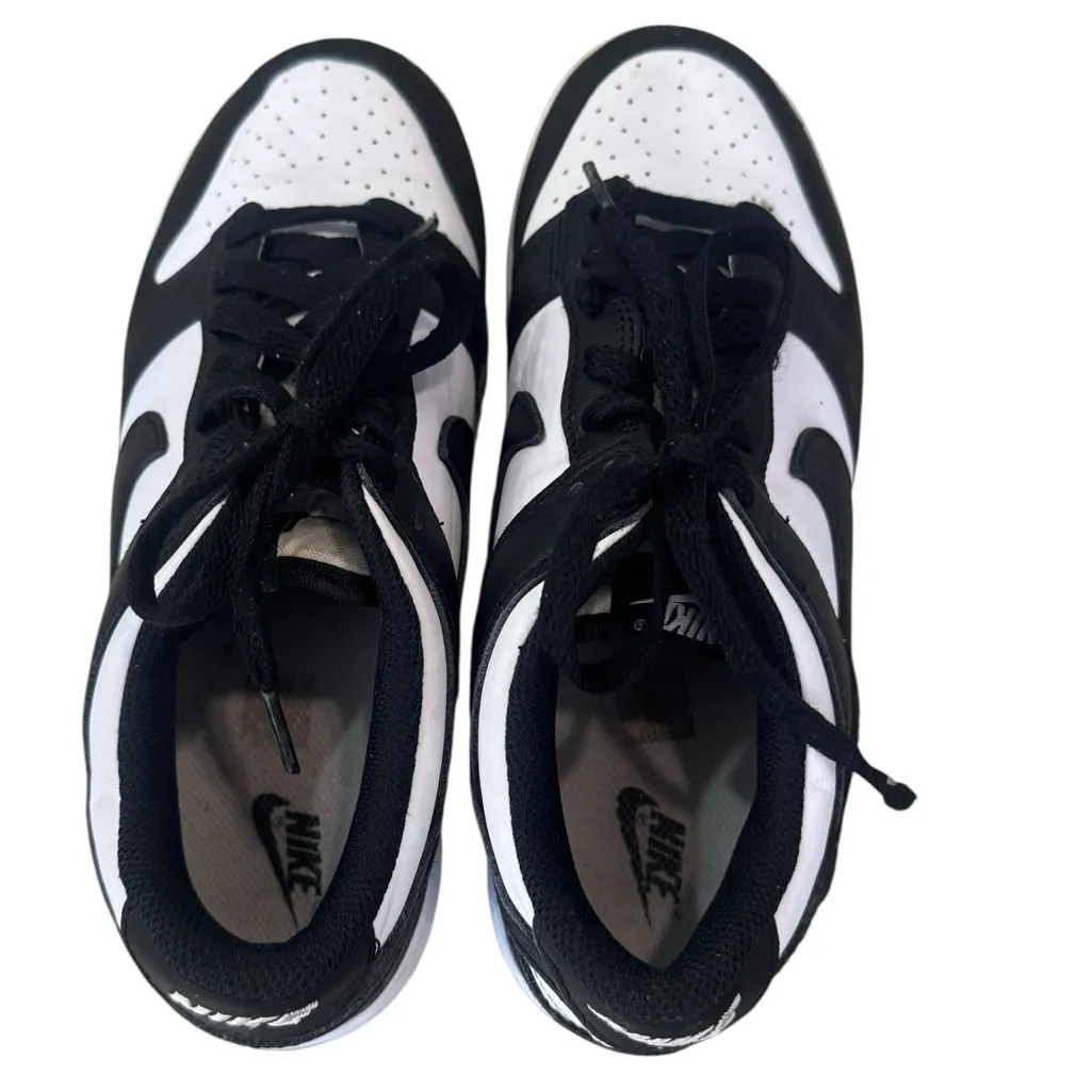 Nike Dunk Low Retro White Black Panda Casual Athletic Shoes Skate Size 7 / 8.5 - Image 3