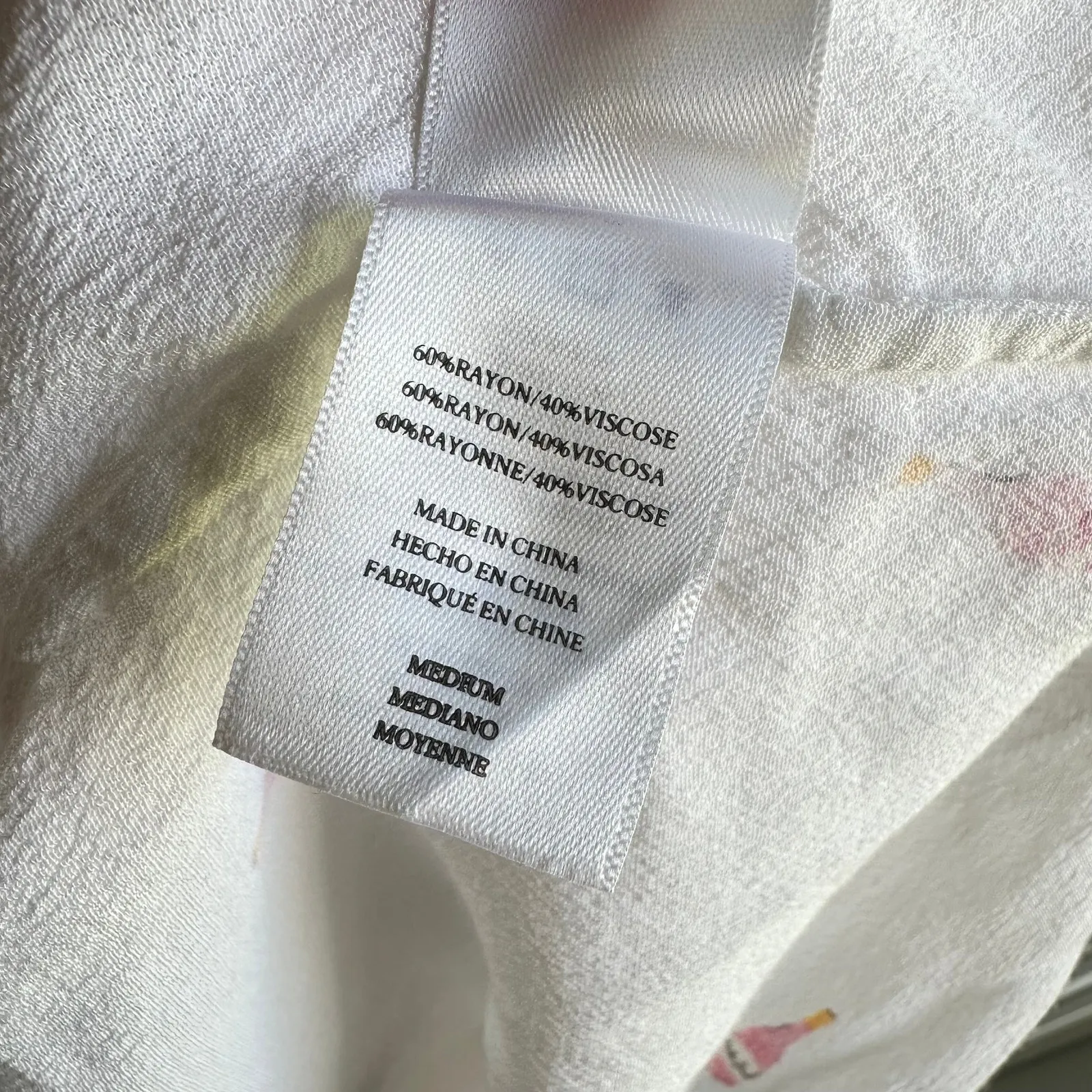 Rails Whitney Rose All Day Medium Champagne Resort White Button Down Shirt - Image 9