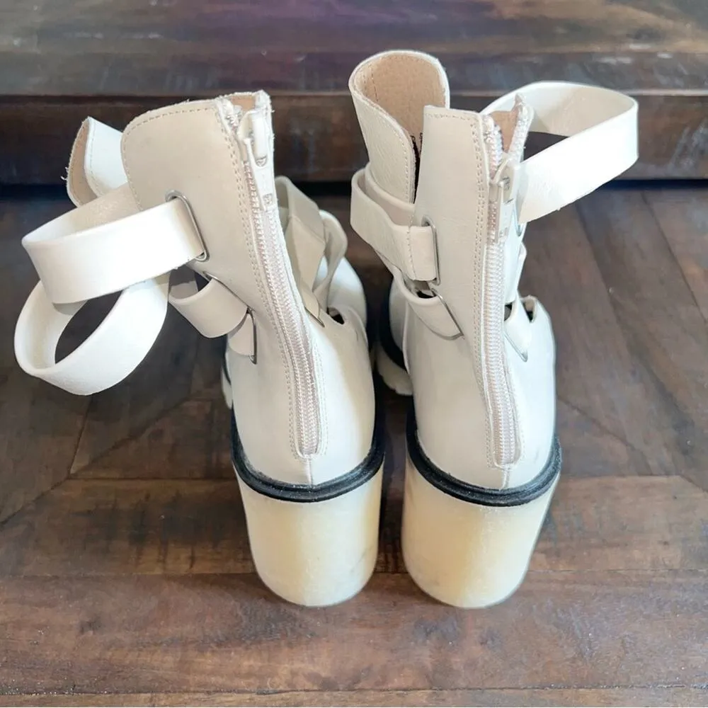 Free People Jesse Cutout Heeled Lug Boots - Image 5