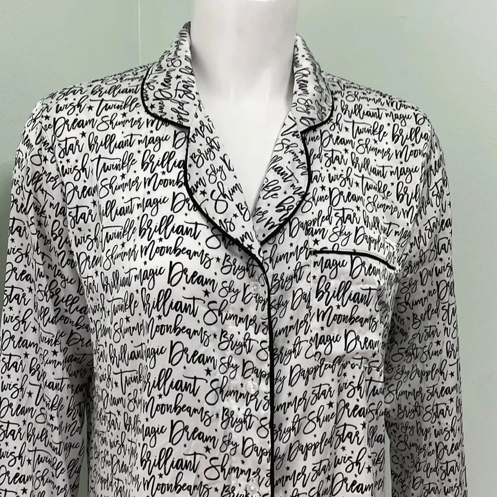 White House Black Market Celestial Pajama Tunic Top - Image 7