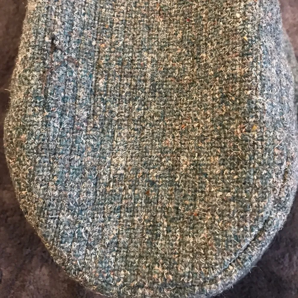 LL Bean 100% Pure Wool Tweed Hat Vintage David Hanna & Sons Ireland Size 6 7/8 - Image 8