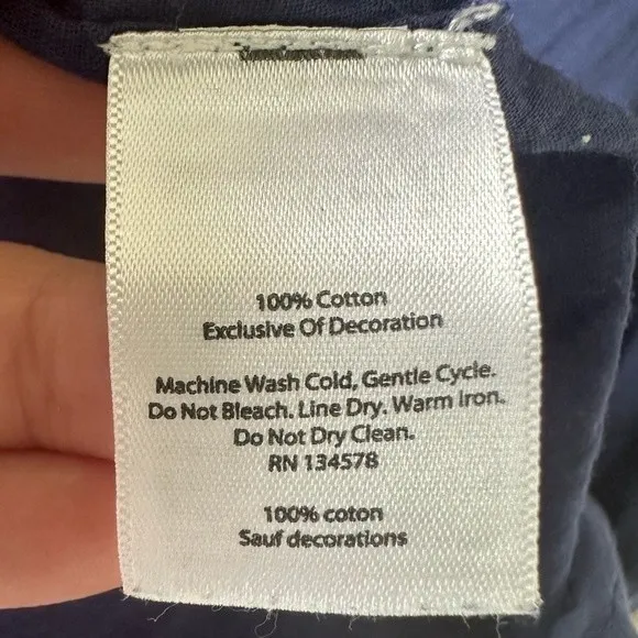 Vineyard Vines Nautical Embroidered Pintuck Bishop Sleeve Shift Dress Vacation L - Image 8