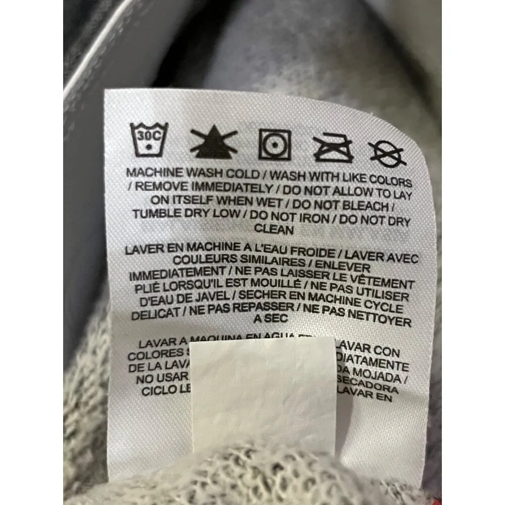 Nike Rally Gray Cotton Shorts Womens M With Logo & Drawstring - Image 8