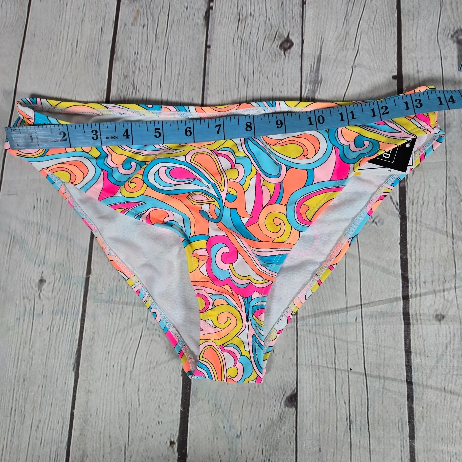 Salt + Cove Juniors' Swirl Girl Hipster Bikini‎ Bottoms M NWT Pink Size undefined - Image 6