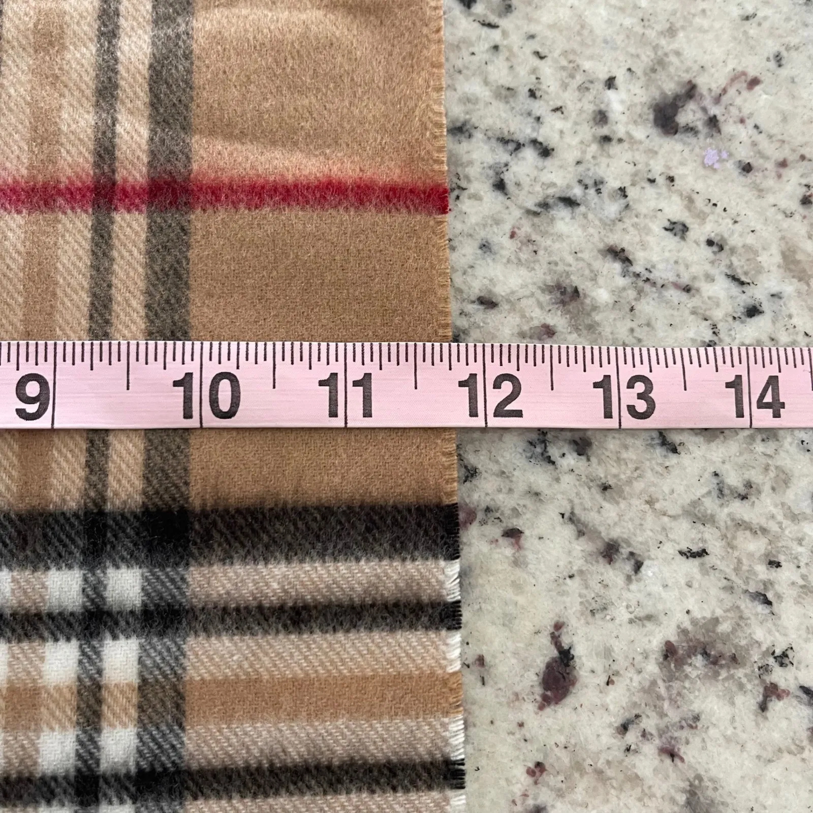 V Fraas‎ Cashmink Acrylic Plaid Scarf Made in Germany - Image 5