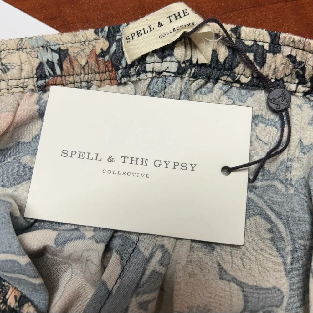 Spell & the Gypsy Collective Amethyst Palazzo Pants in Nightfall Size M NWT Black Size M - Image 7