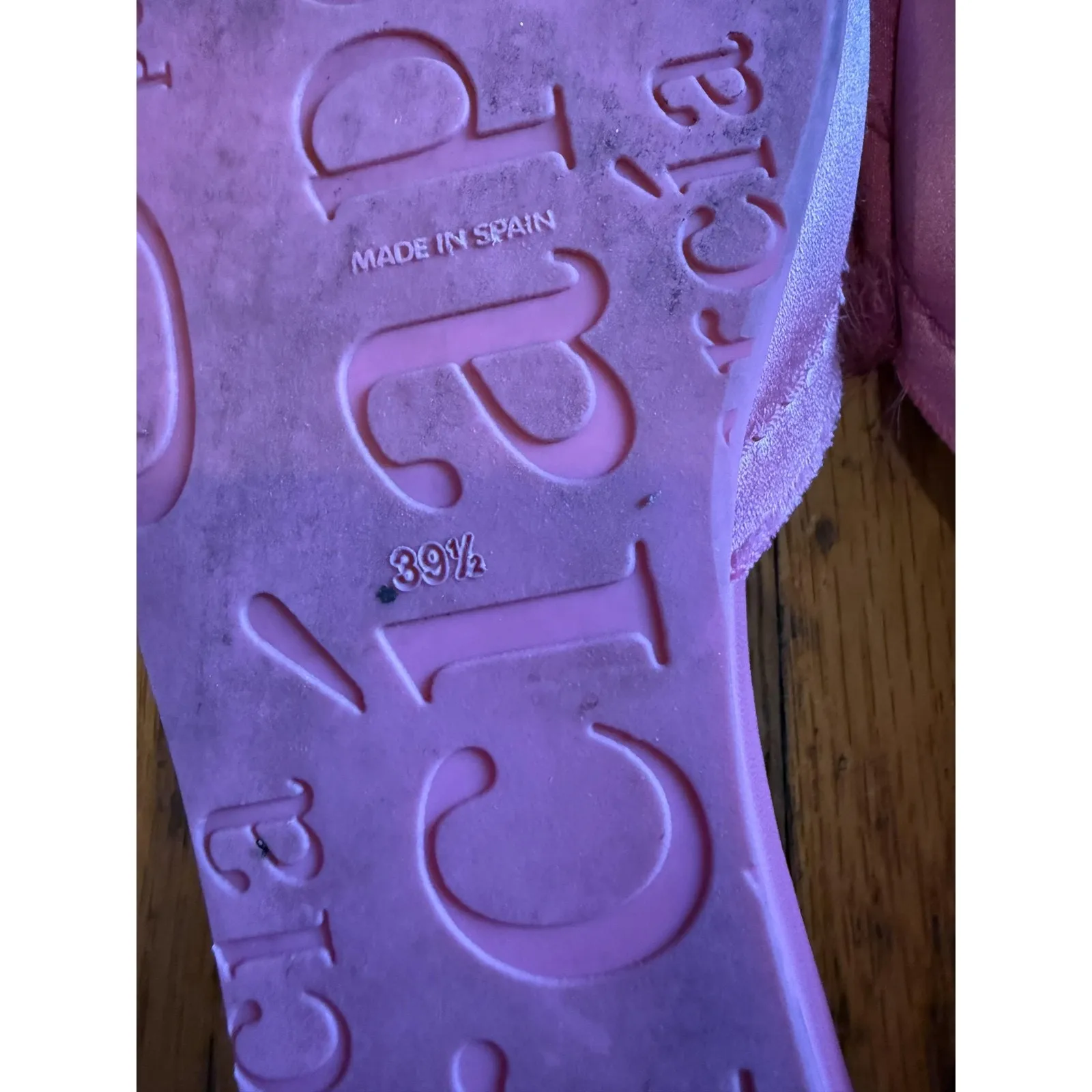 Pedro Garcia Sandals Womens Size EU 39.5 Pink Satin Bow Slide Crystal Jeweled - Image 6