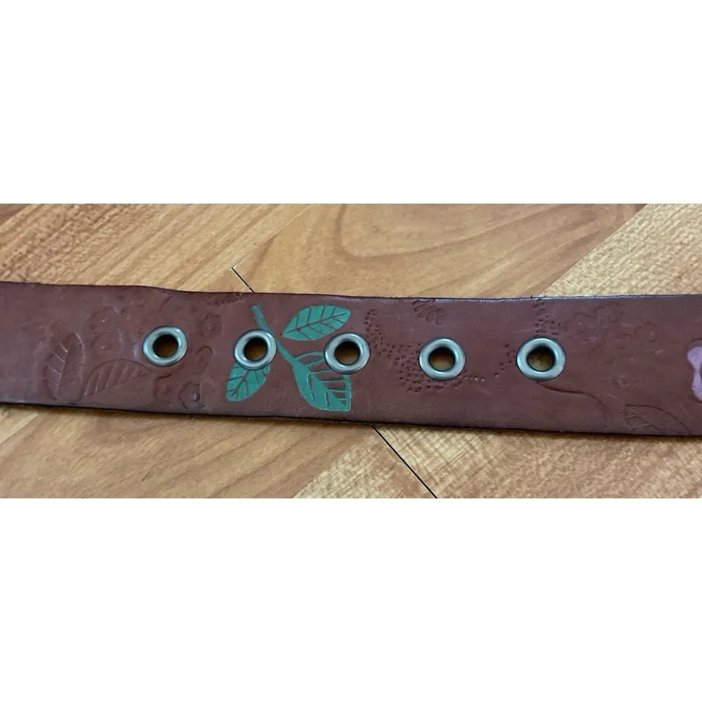 Vintage Leather Fossil‎ Belt - Image 3