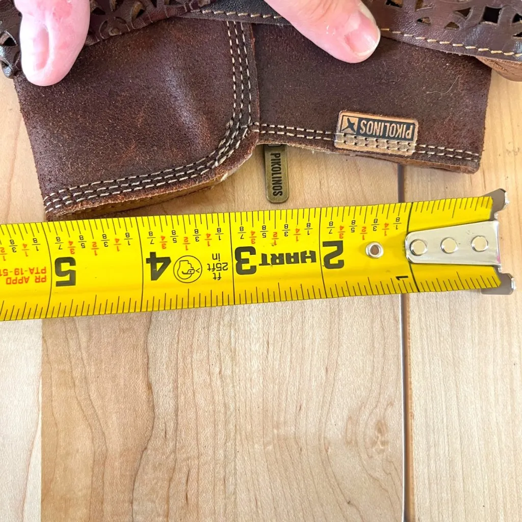 Pikolinos Womens Lyon Leather Ankle Boots Brown Laser Cut Strap Size 38 7.5 - Image 11