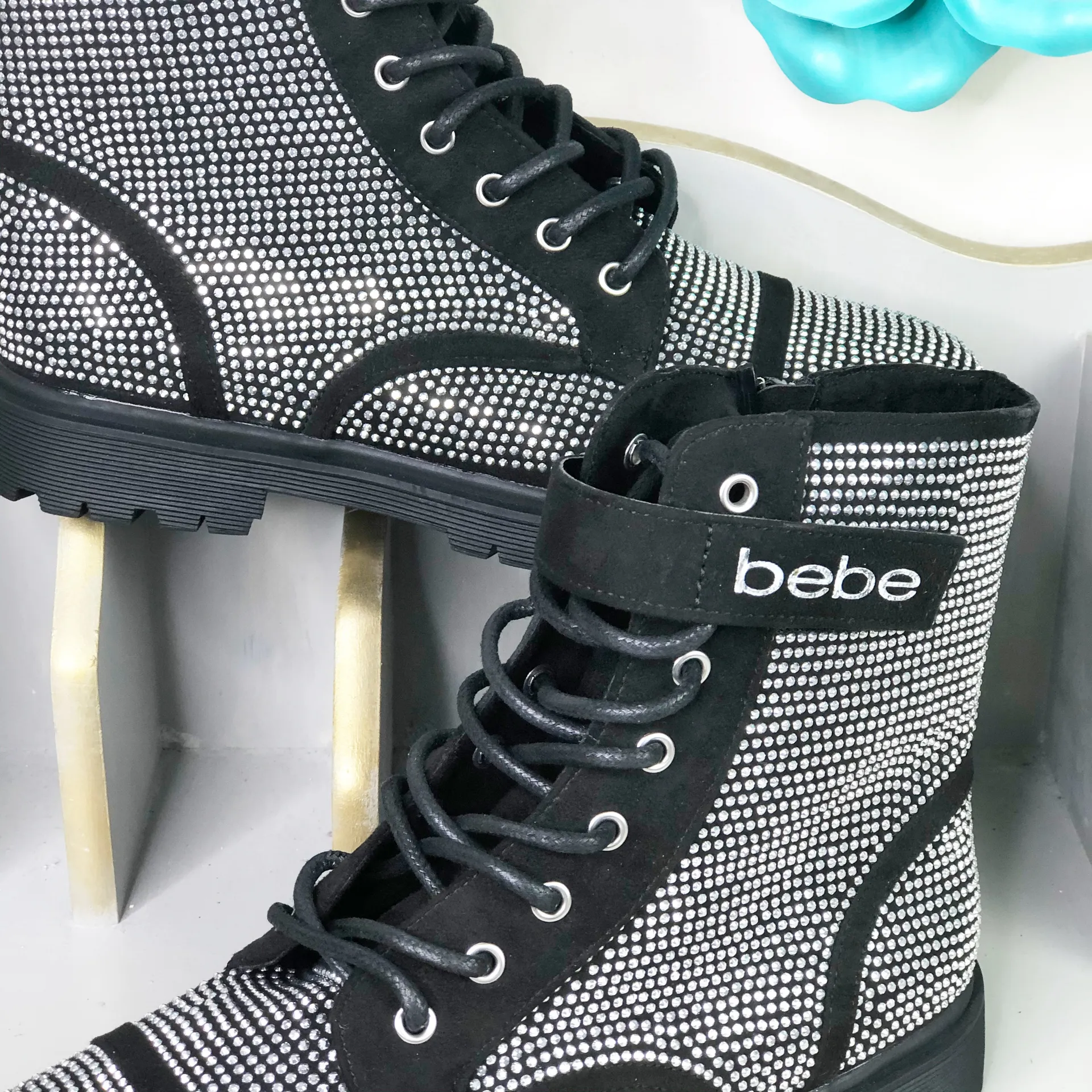 Rhinestone Chelsea Boots - Image 7