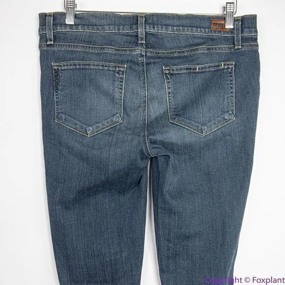 NEW PAIGE Women's Maternity Verdugo Ankle Nia‎ Destructed  Skinny Jeans, 29 - Image 12