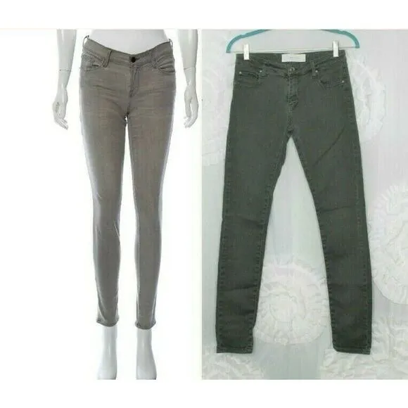 IRO Jeans Womens Size 27 x 30 Skinny Gray Classic 5 Pocket Design Stretch - Image 2