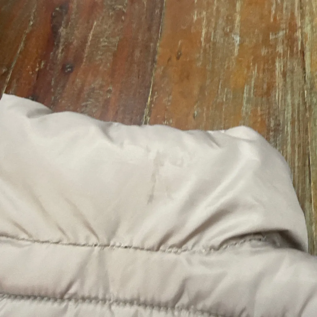 Abercrombie & Fitch Beige Puffer Jacket XS Womens Cozy Winter Plush - Image 14