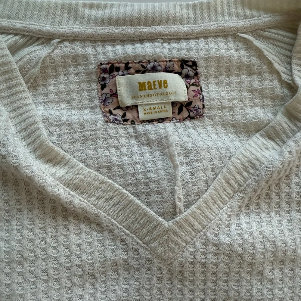 Maeve Cream Long Sleeve Top - Image 3