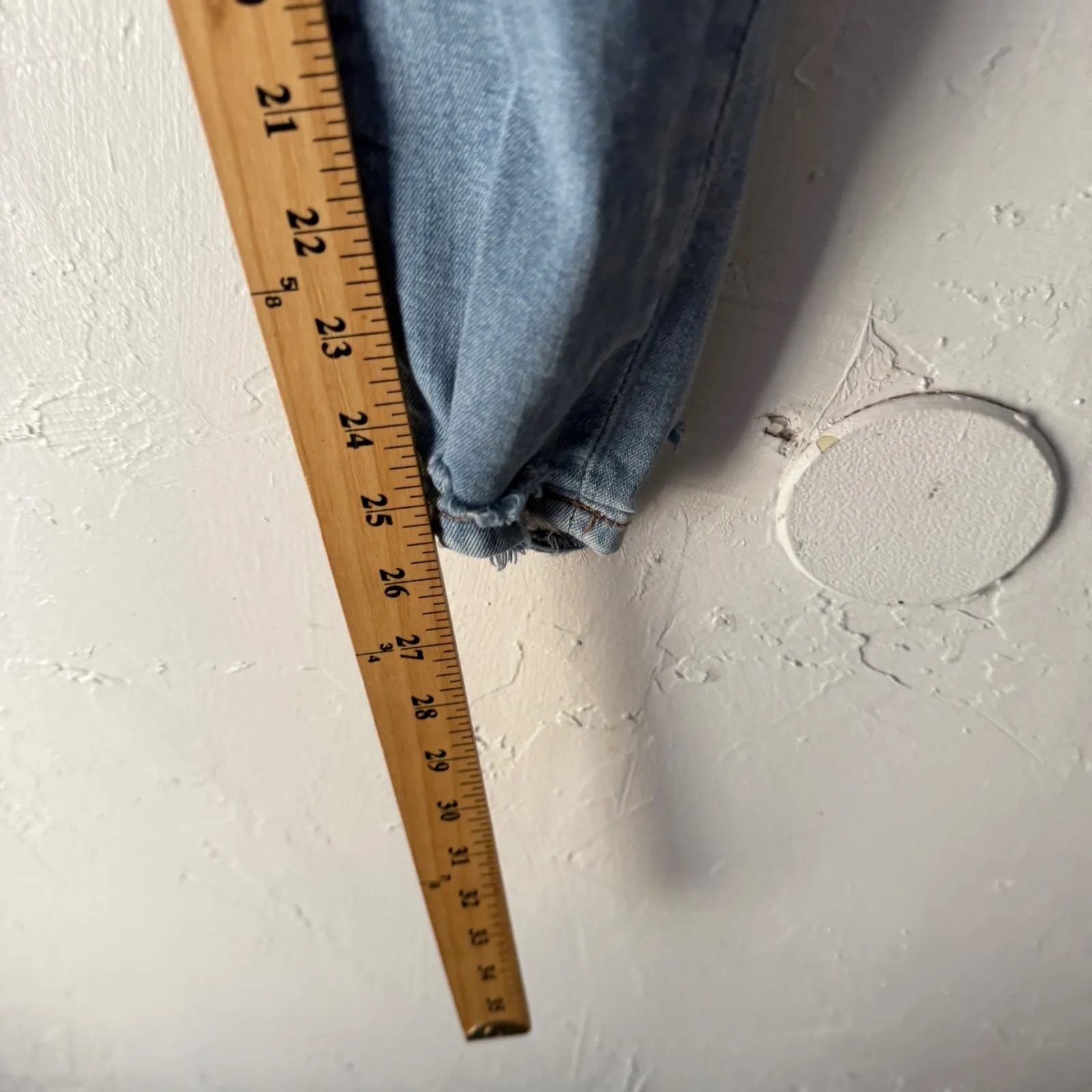 Angel Kiss 2010s Womens Jeans 5 Distressed Embellished Rhinestone Pearl Skinny - Image 9