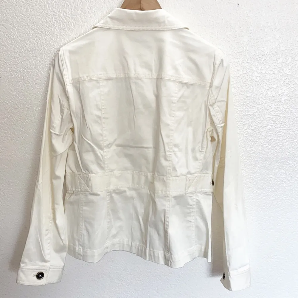 Jones New York Button Front Vanilla Jacket - Image 7