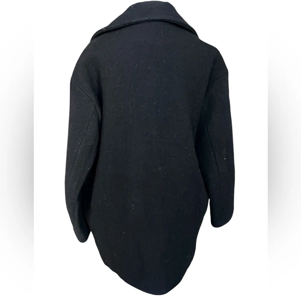 IRO  Women's Black Pea Coat - Image 5
