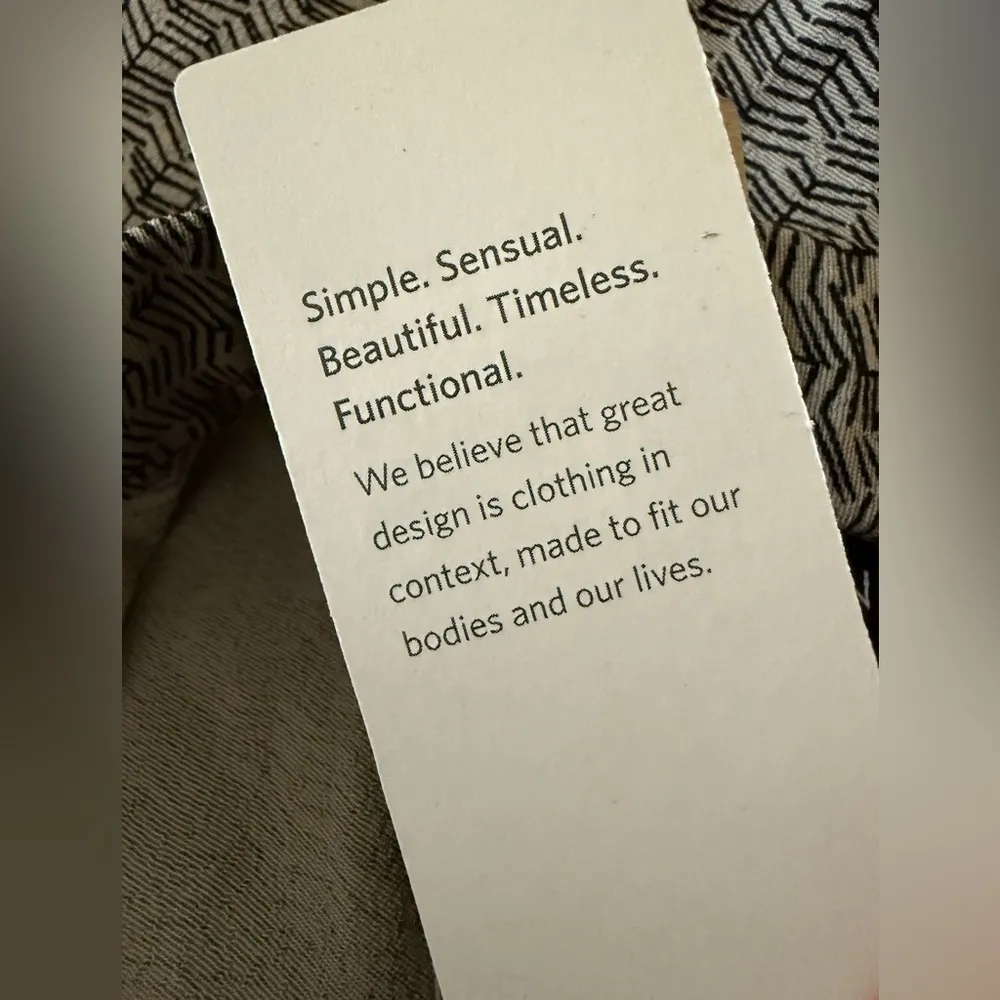 Eileen Fisher The Fisher Project Broken Chevron Printed Crepe Shorts Pull-On NWT - Image 5