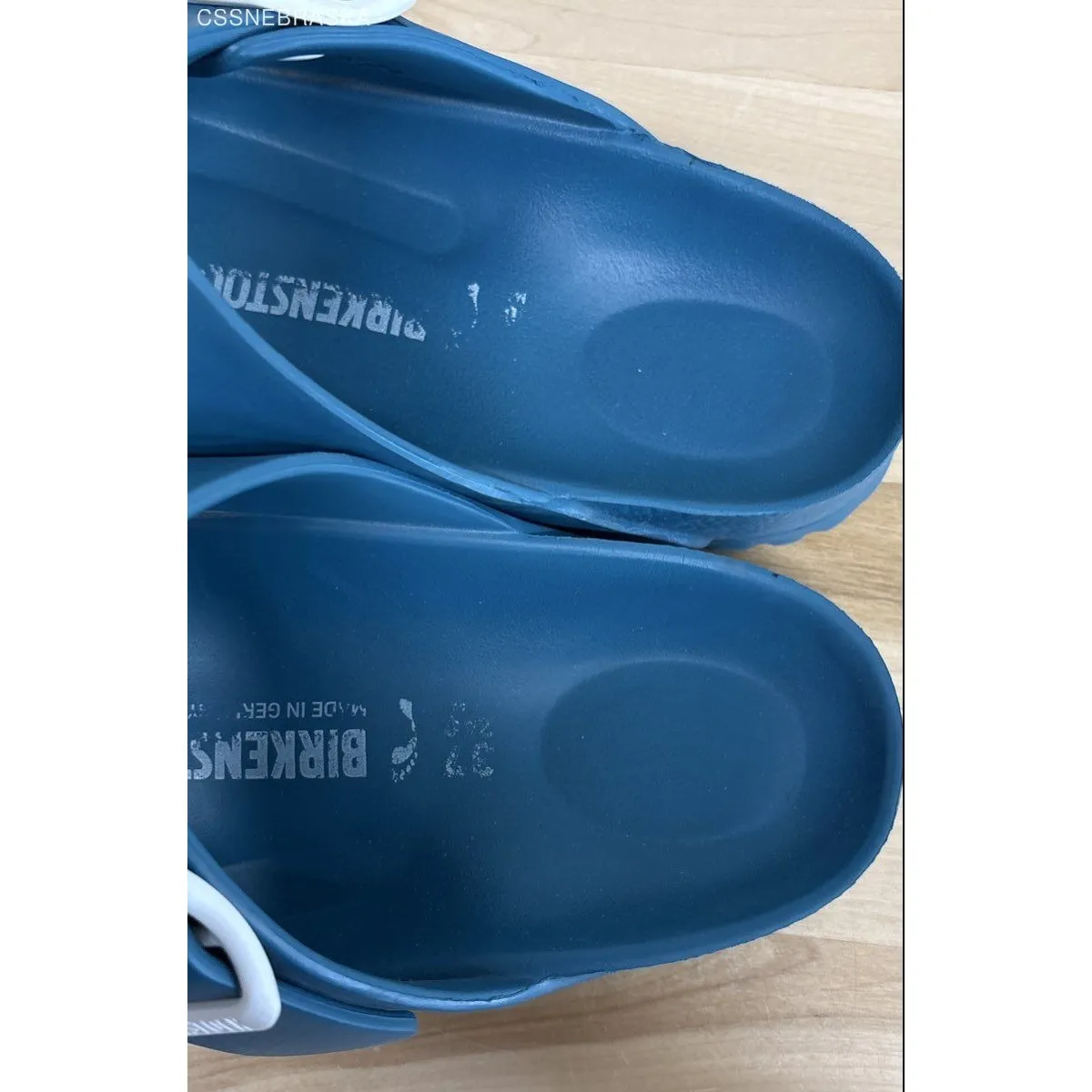 Birkenstock Green/Blue Arizona Eva Women's Turquoise Sandals - Size 37 - Image 7