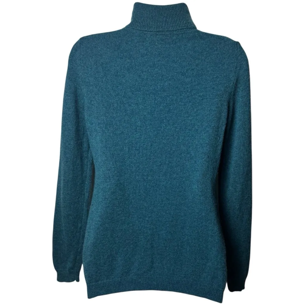 Charter Club 100% Cashmere Turtleneck Sweater  Luxury Cozy Cabincore Holiday XS - Image 5