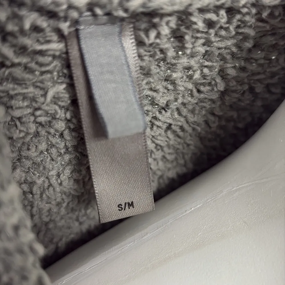 SKIMS Cozy Boucle Knitted Robe Gray S/M - Image 5