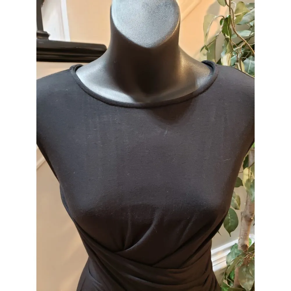 KUT From The Kloth Dress Women's 4P Black Ruched Bodycon Sheath Cocktail - Image 3