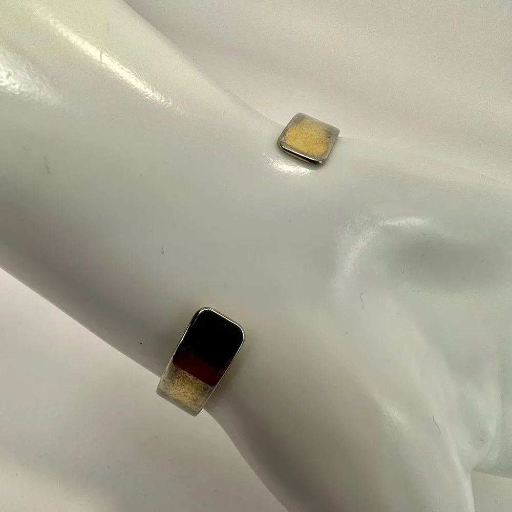 Pierre Cardin gold plated V bangle bracelet - Image 4