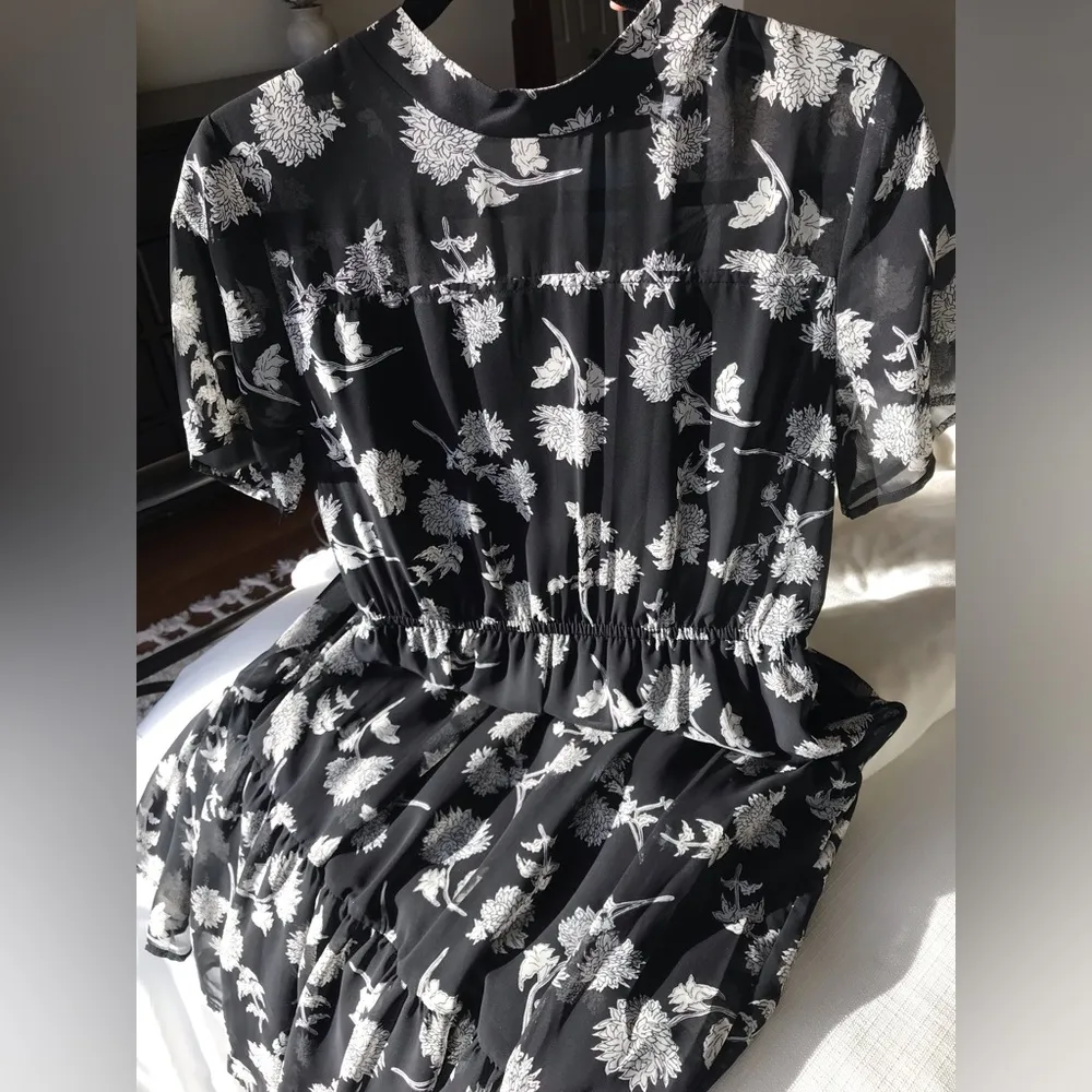 Lulus Floral Dressed Up Black Floral Print Midi Dress - Image 15