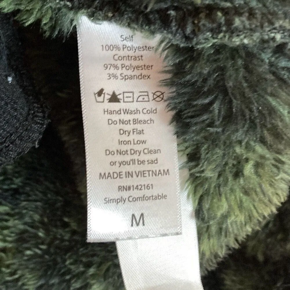 LuLaRoe Nancy Sherpa Fuzzy Teddy Jacket with‎ Half Zip Size Medium - Image 7