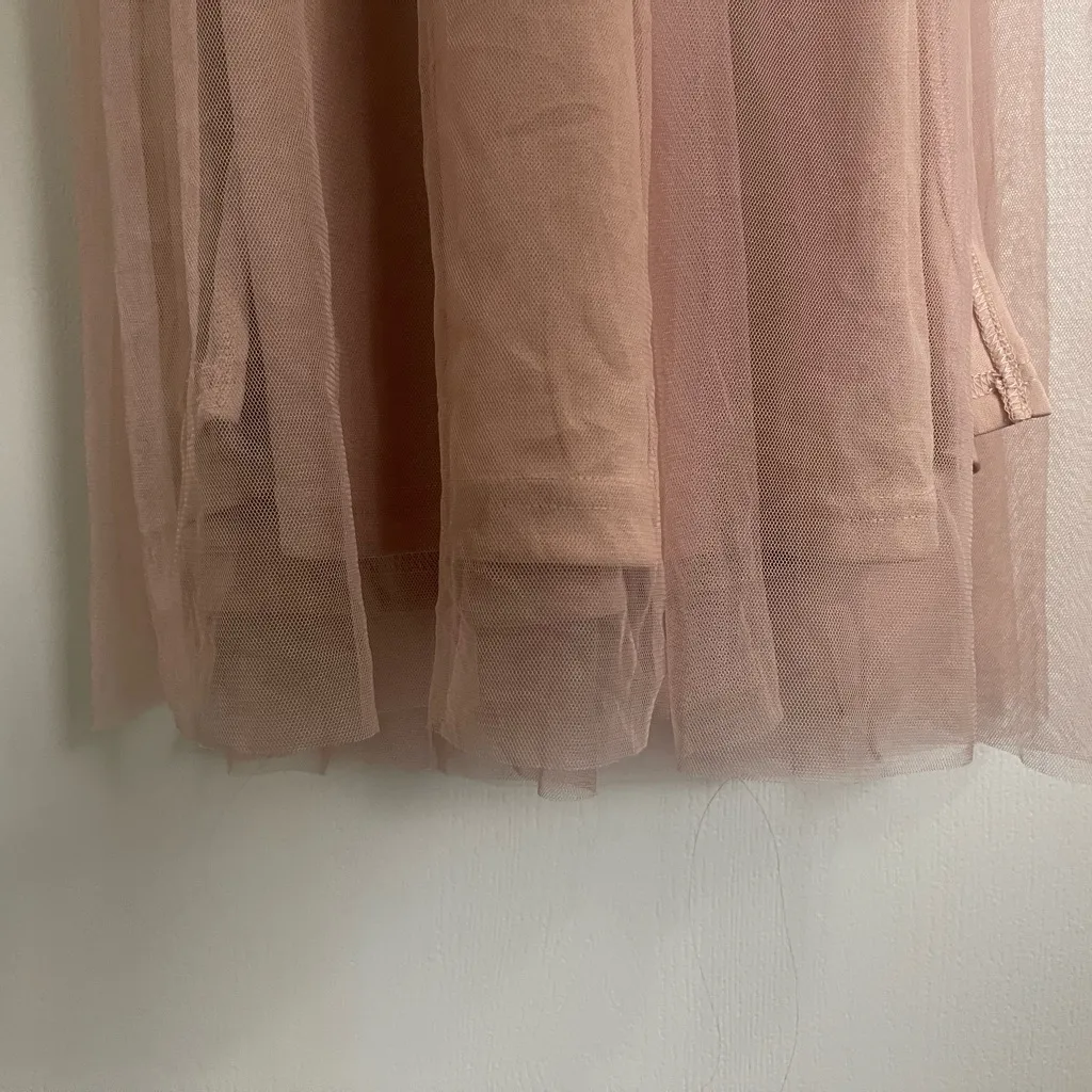 Spaghetti Strap‎ Sequin Crisscross Backless Mesh Prom Long Gown Medium Pink Size L - Image 7