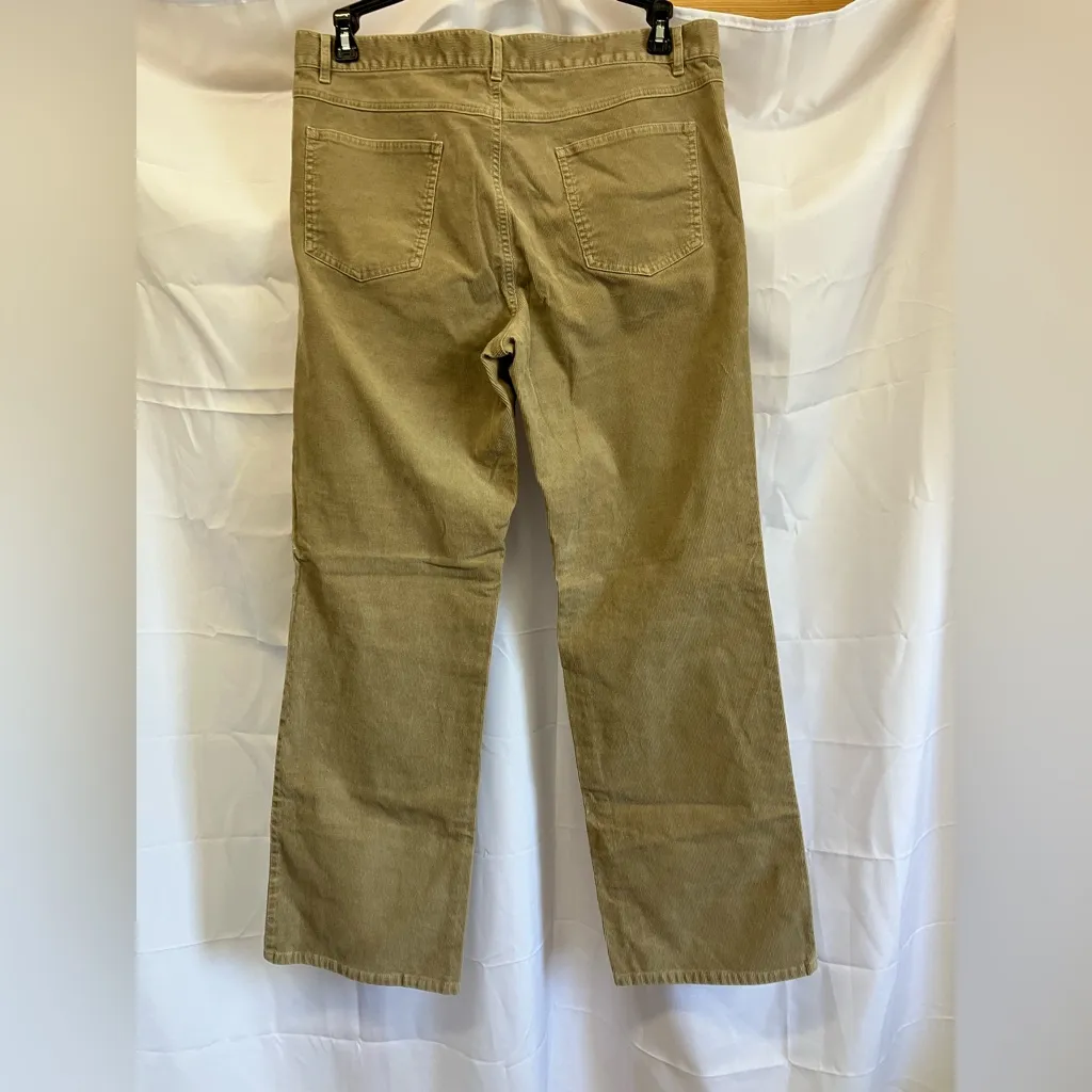 Talbots Beige Corduroy Pants - Image 2