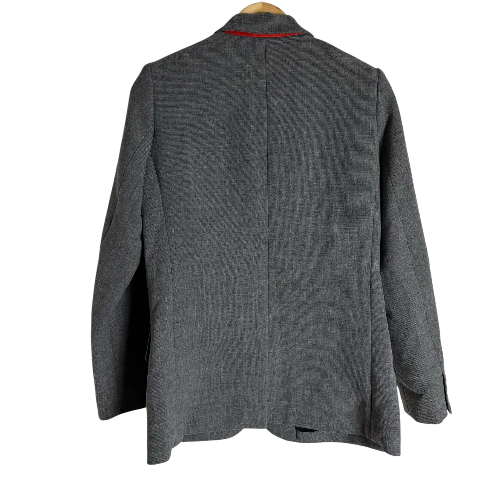Marc by Marc Jacobs Gray Wool Two Button Office Blazer Jacket 4 - Image 6