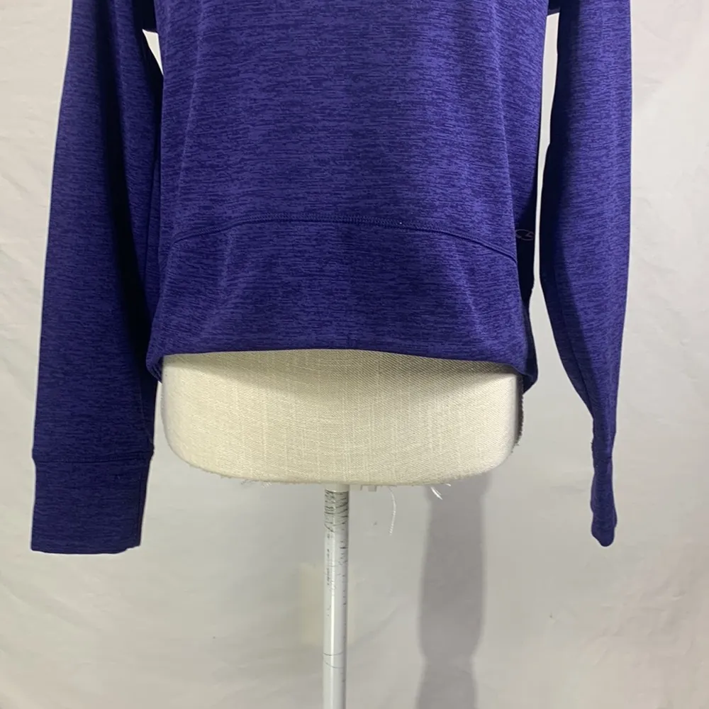 C9 by Champion Duo Dry Lightweight Cropped Blue Violet Sweatshirt Size M… - Image 3