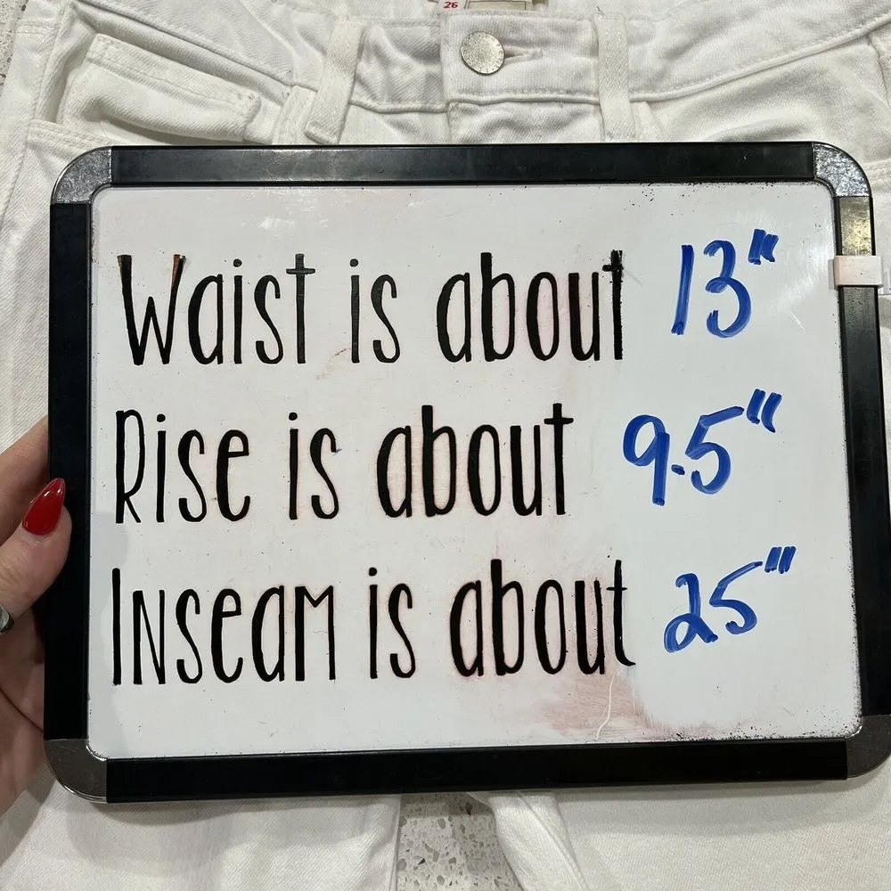 L’AGENCE Size 26 Jeans Nadia High Rise Cropped Straight White Stretch Timeless - Image 14