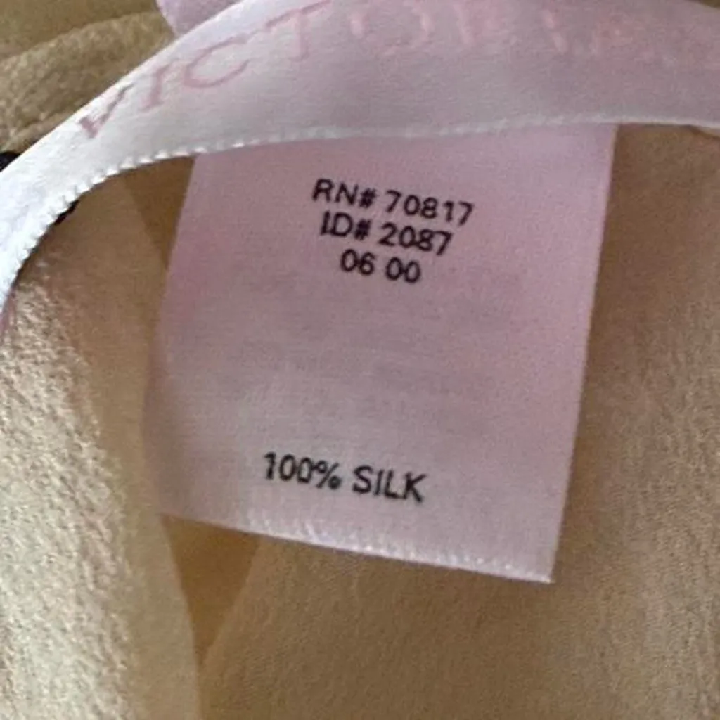 Vintage Victoria’s Secret Silk Beaded Maxi Slip - Image 7