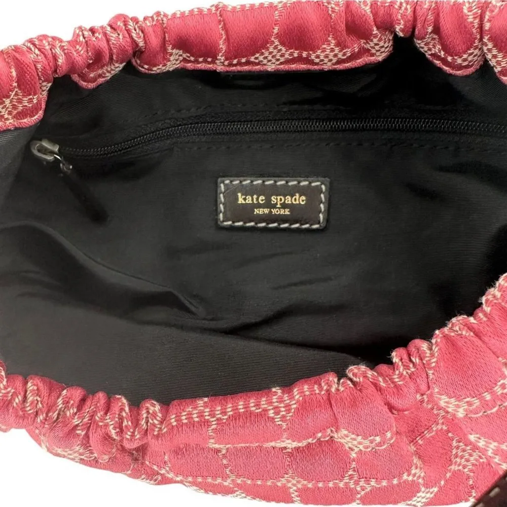 KATE SPADE Pink Noel Dot Jacquard Handbag - Image 3