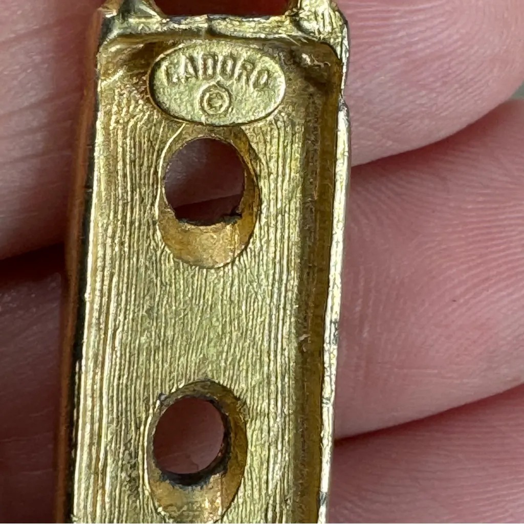 Vintage Cadoro Gold Tone Heavy Chain Fashion Belt Statement Chunky‎ Necklace - Image 7