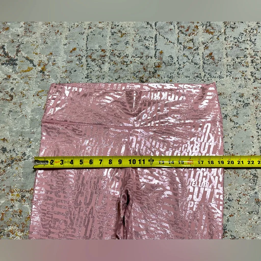 FABLETICS Define PowerHold® High-Waisted 7/8 Legging Pink Metallic size 2X NEW - Image 4