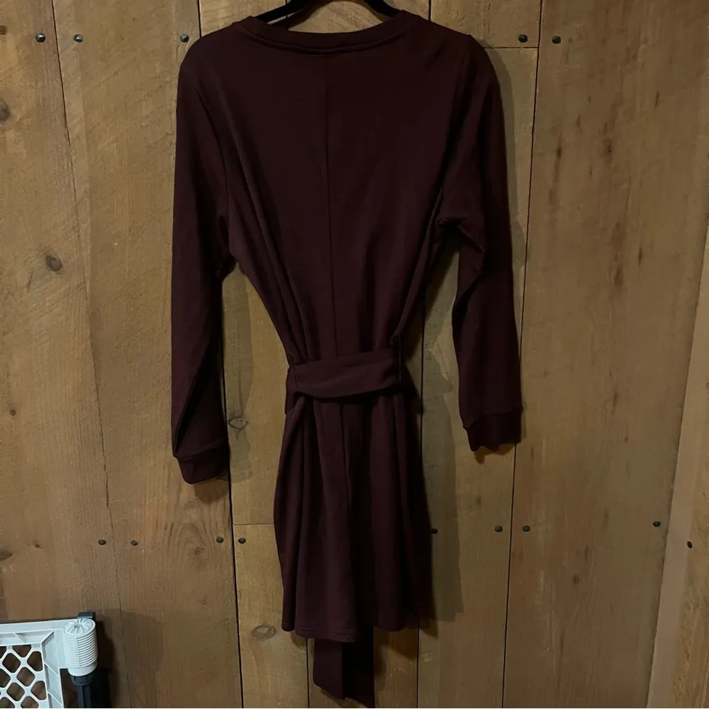 Belted Long sleeve crewneck T-Shirt Dress- size 00/ML 10 - NWT- - Image 4