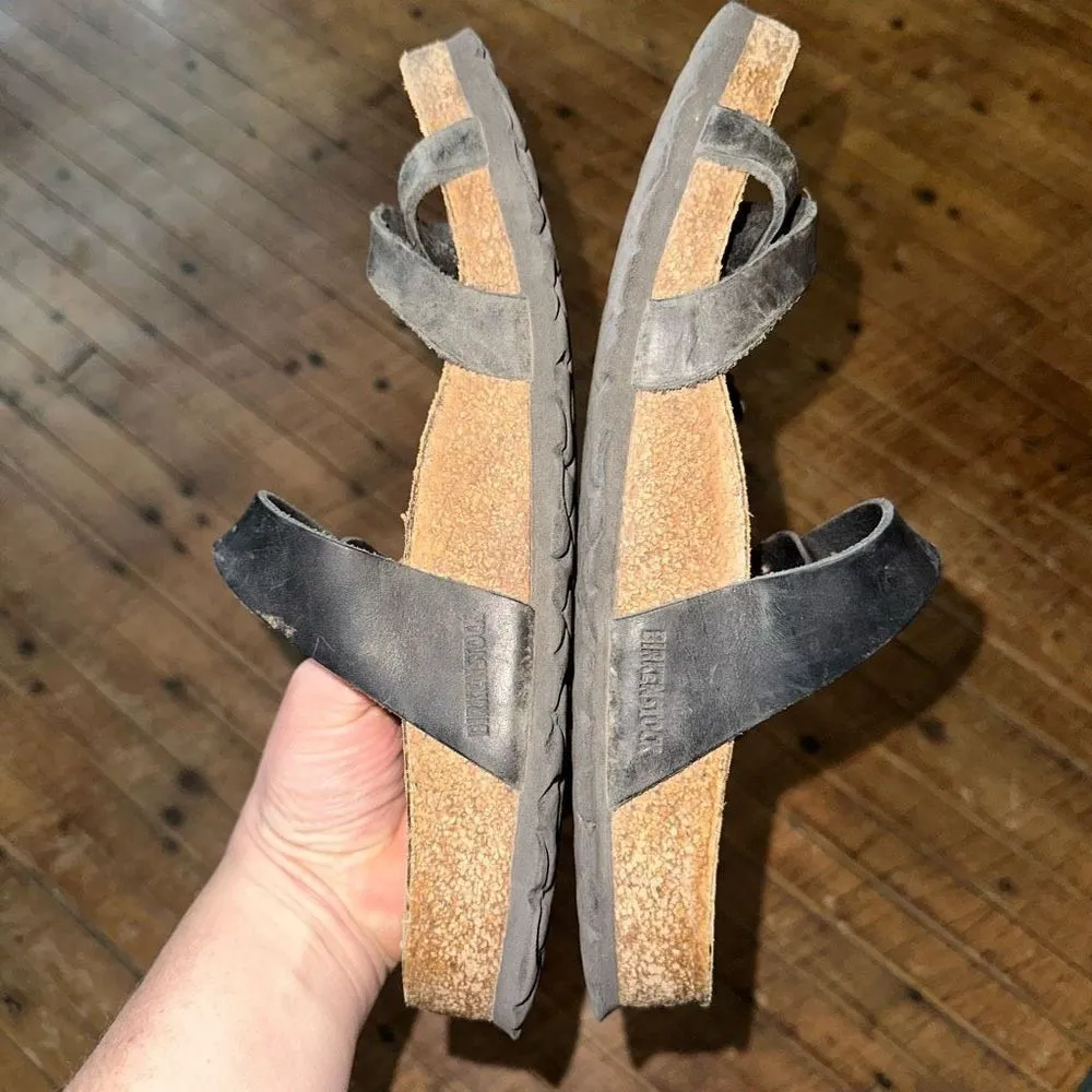 Birkenstock Mayari strappy black ortho arch support 40/9.5 sandals - Image 4