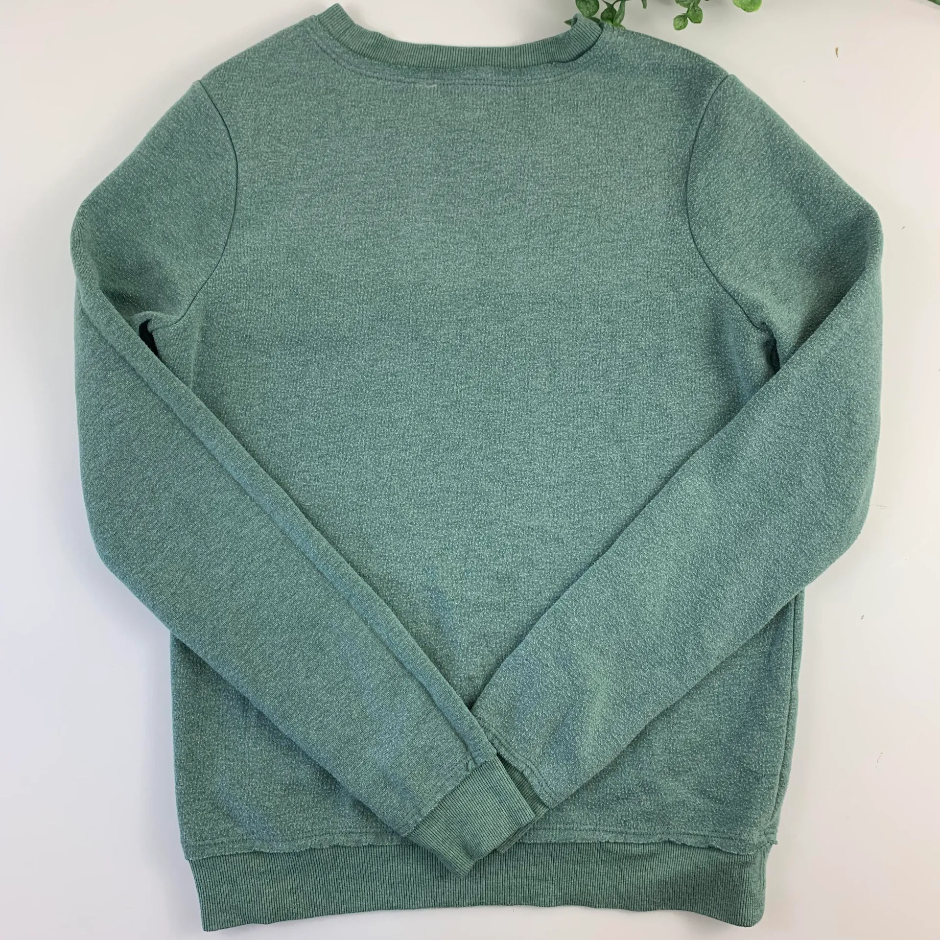 Well Worn Green California Crew Neck Pullover Sweater - Image 2