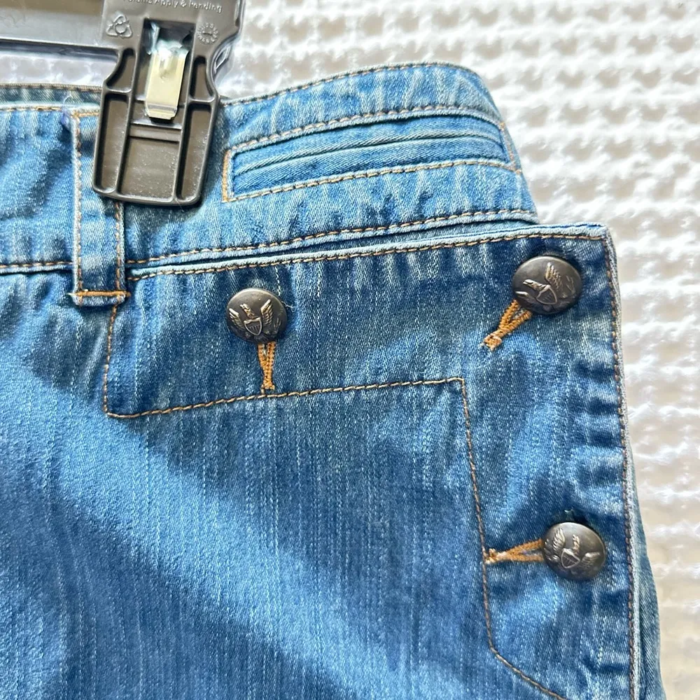 Ralph Lauren Blue Flare Sailor Wide Leg Jeans EUC SZ 10 classic timeless - Image 7