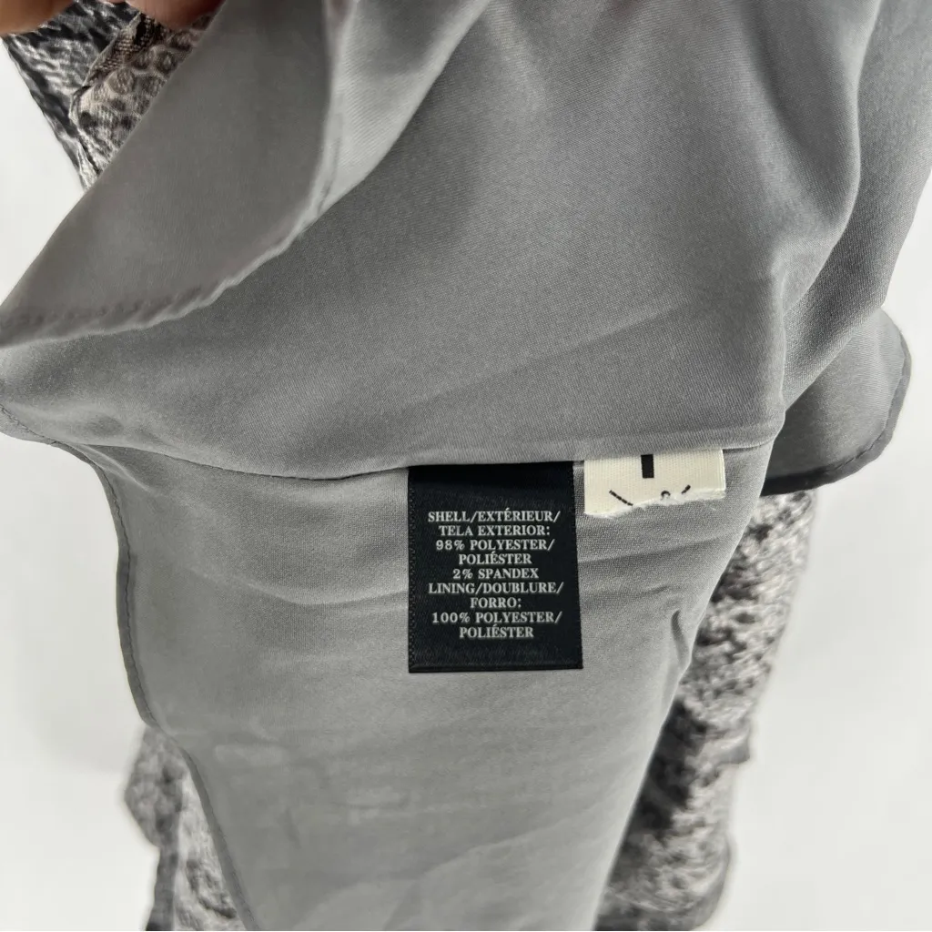 Ann Taylor Snake Print Drop Waist Pleated Sleeveless Dress Size‎ 0 - Image 9