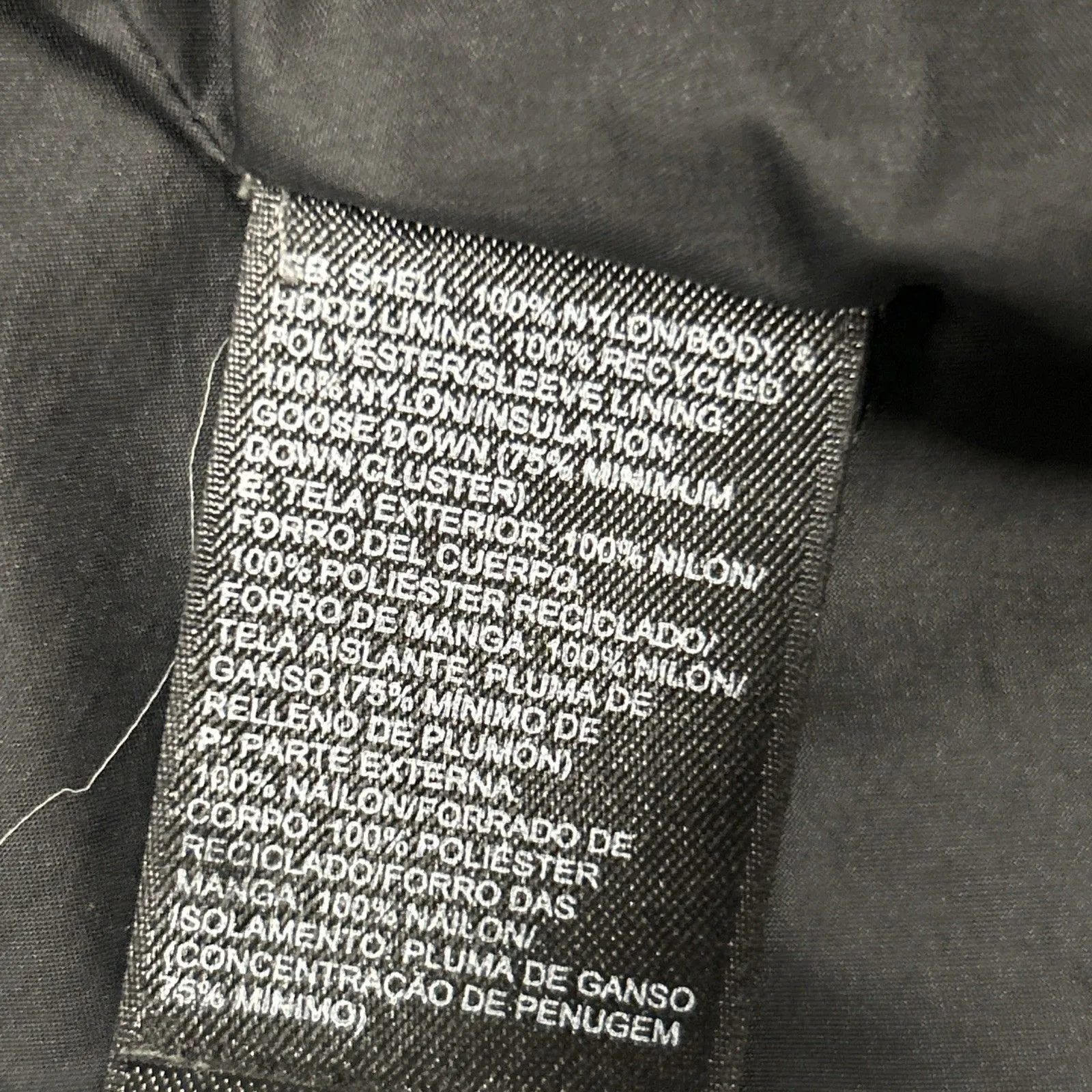 The North Face Coat Womens Large Black Long Duster 700 Down Fill Coat *No Hood* - Image 10