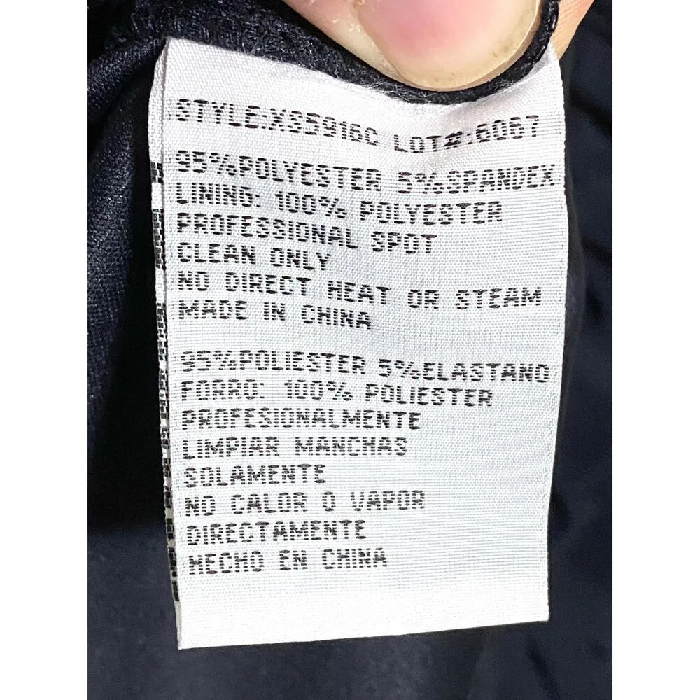 Cache Formal Bodycon Dress Maxi Prom Y2K Beaded Jeweled Navy Blue Womens 2 NWT - Image 12