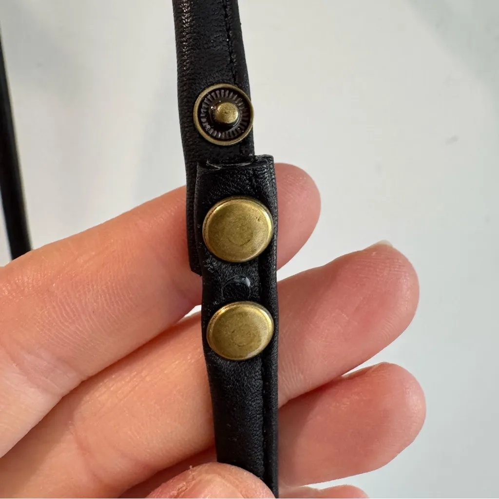 Fossil Tri Fold Black Leather Wallet Bag - Image 3