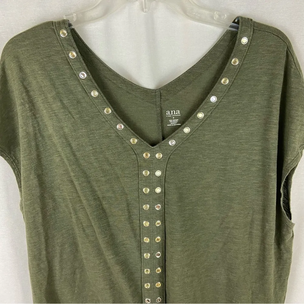 OLIVE Green a.n.a. Embellished Sleeveless Top - Image 13