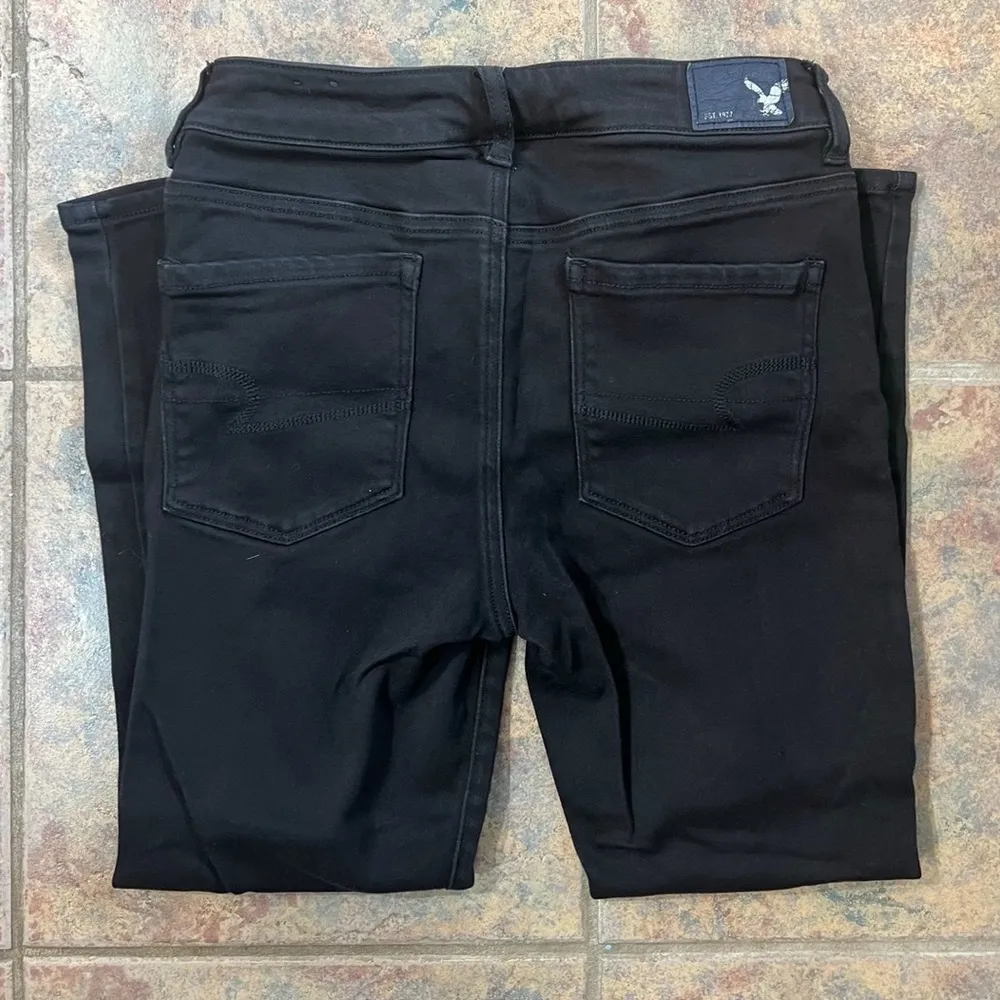 american eagle | high rise crop jeggings | size 4 - Image 4